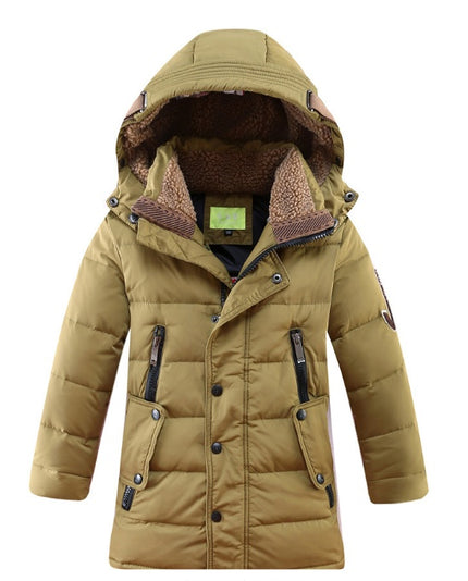 -30 Degree Children's Winter Jackets Duck Down Padded Outerwear