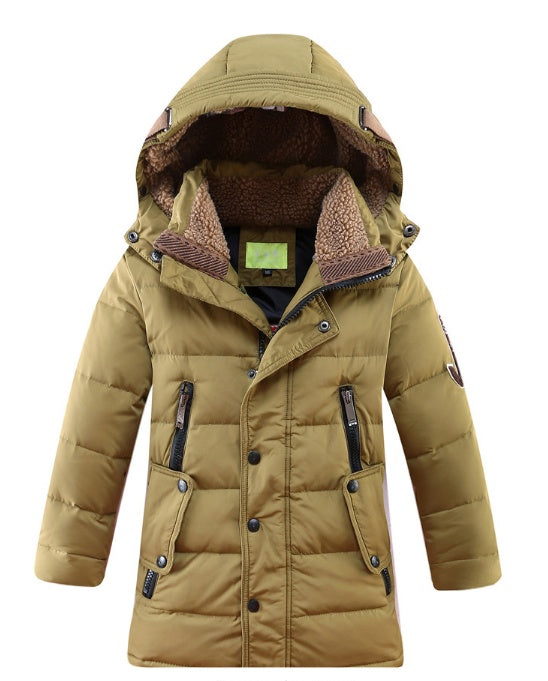 -30 Degree Children's Winter Jackets Duck Down Padded Outerwear