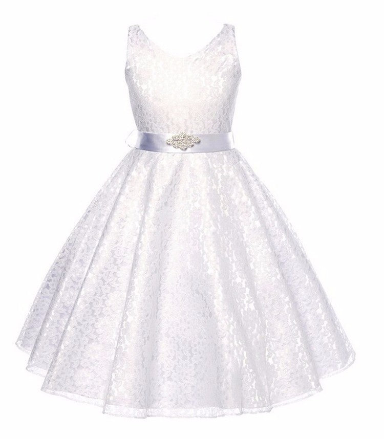Girls Lace Occasion  Dress