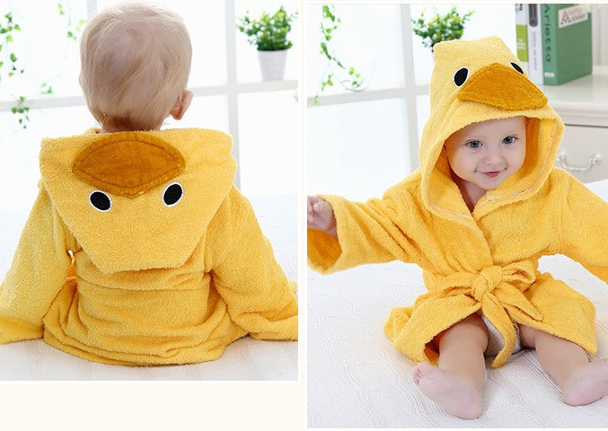 Animal Modeling Baby Bathrobe