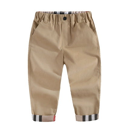 Boys Khaki Trousers