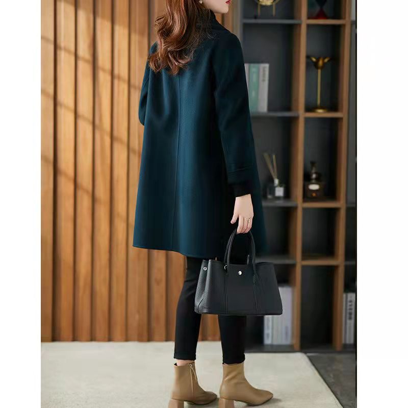 Loose Double-faced Wool Coat