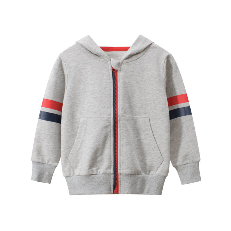 Boy's zipper Hoodie