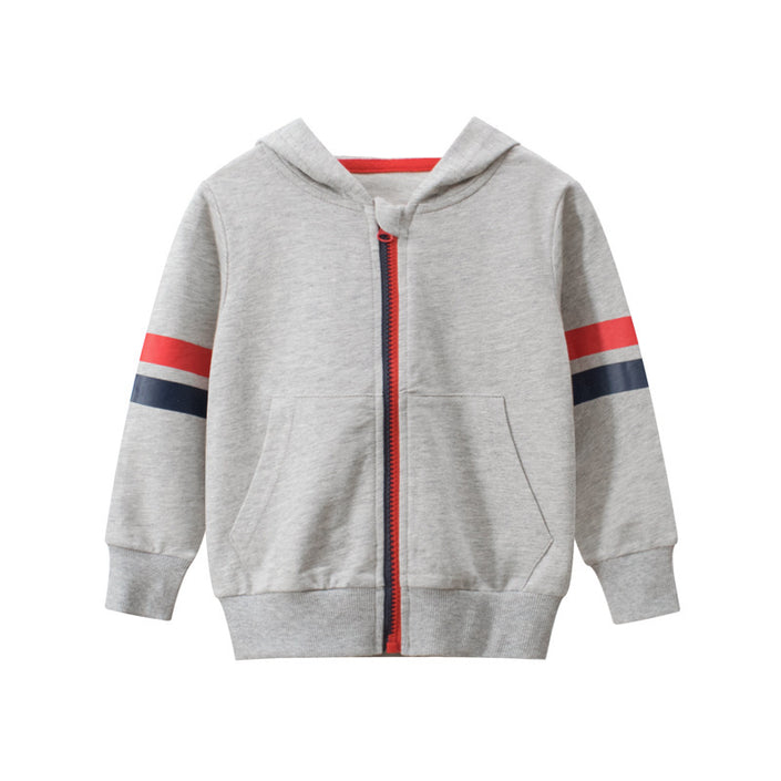 Boy's zipper Hoodie
