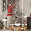 Flocked Spruce Christmas Tree
