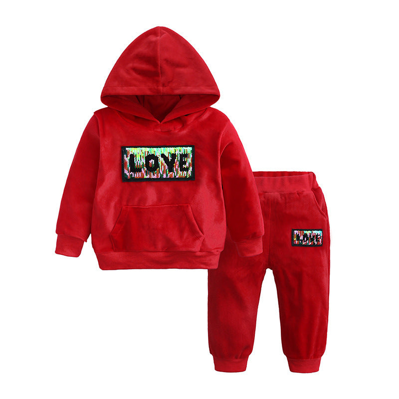 Baby Girl Hoodie Set