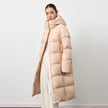 Slim Fit Warm Over-the-knee Lengthened Down Jacket Women