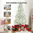 Snow Flocked Artificial Christmas Tree