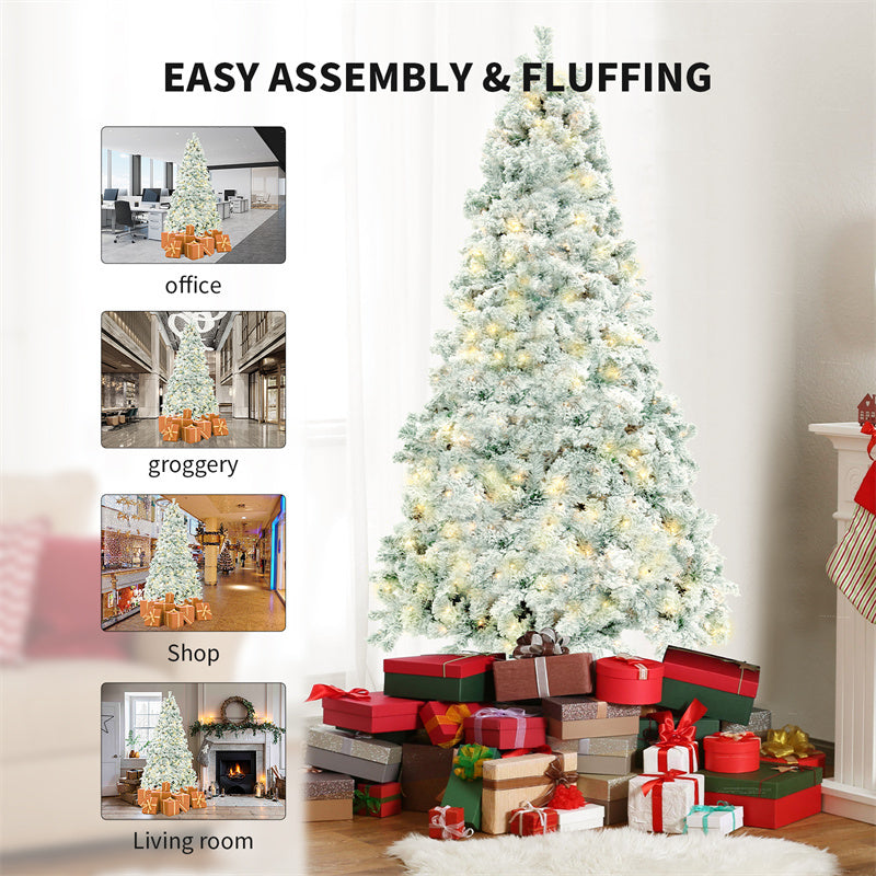 Snow Flocked Artificial Christmas Tree