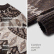 Men's Christmas Round Neck Jacquard Knitted Sweater