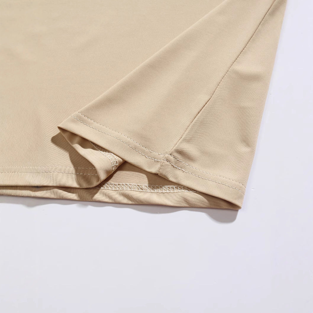 Men's Casual Button Short Sleeve Lapel Shirt