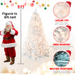 Pre-Lit Brilliant White Christmas Tree