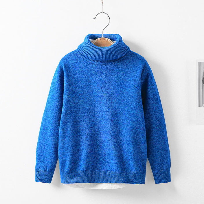 High Collar Boys Knitwear