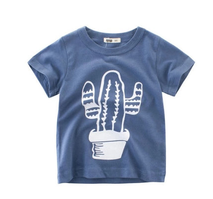 Boys Cotton Short Sleeves T-shirt