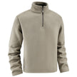 Men's Fleece Stand Collar Solid Warm Jacket