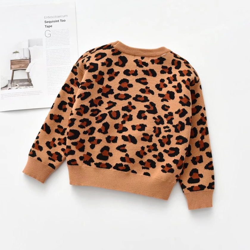 Leopard Sweater For Kids