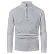 Men's Half Zipper Polo Long Sleeve Sweater