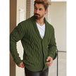 Printed Knitted Casual Long Sleeve Cardigan