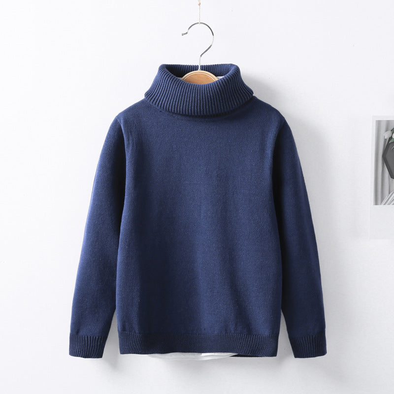 High Collar Boys Knitwear