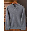 Men's Collar Wool Pullover Sweater