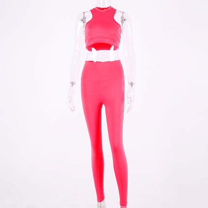 Yoga Vest Fashion Set