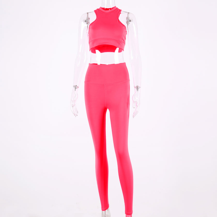 Yoga Vest Fashion Set