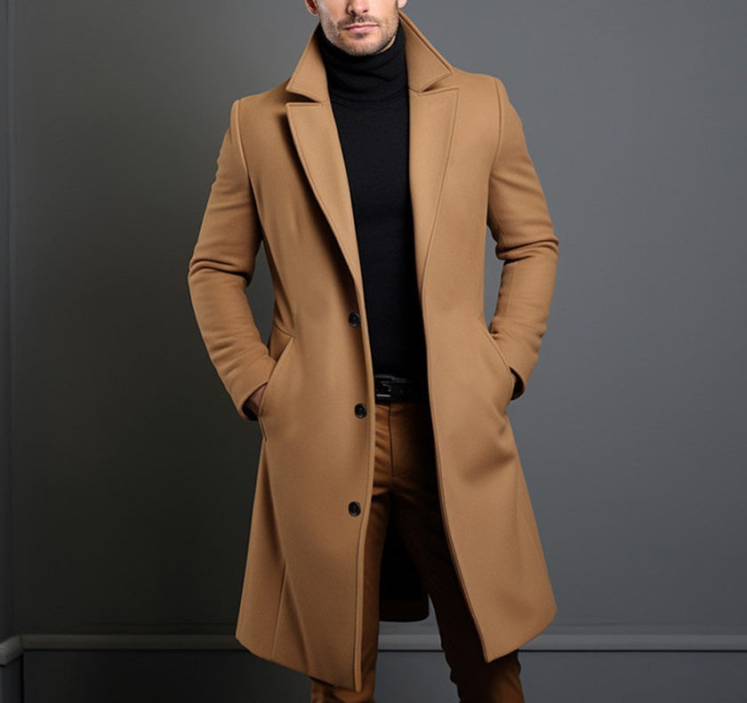 Men's Single-breasted Collar Jacket
