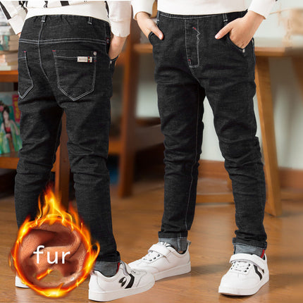 Boy's Thick Jeans Casual Wear