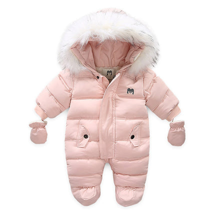 Baby Jumpsuit Jacket with Gloves