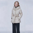 Women's Short Tie-front Warm Coat