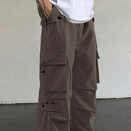 Men's Loose Straight Leg Quick-Dry Casual Trousers