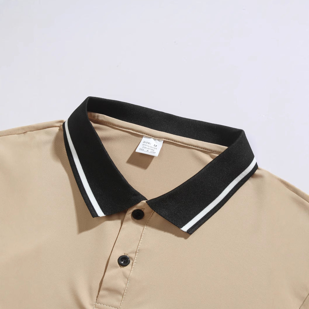 Men's Casual Button Short Sleeve Lapel Shirt