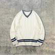American Style V-neck Sweater