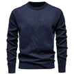 Fleece-lined Thick Round Neck Knitted Cardigan