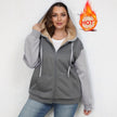 Women's Color-Block Fleece Hoodie