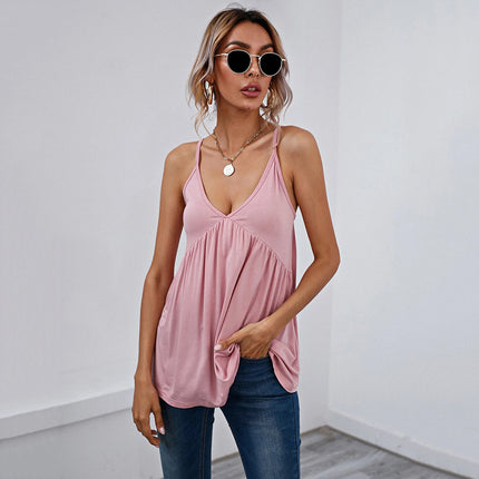 Sleeveless Strap Top