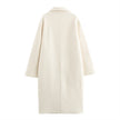 Women's Elegant Commuter Lapel Single-breasted Wool Coat