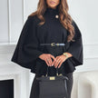 Women's Batwing Sleeve Cape Coat