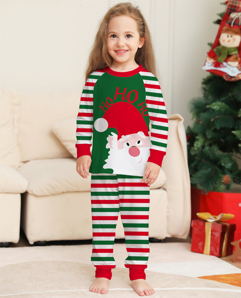 Family Christmas Jammies Long Sleeve Pajamas Matching Sets Red Stripe Xmas