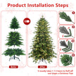 Pre-Lit PVC Christmas Tree