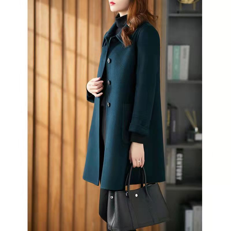 Loose Double-faced Wool Coat