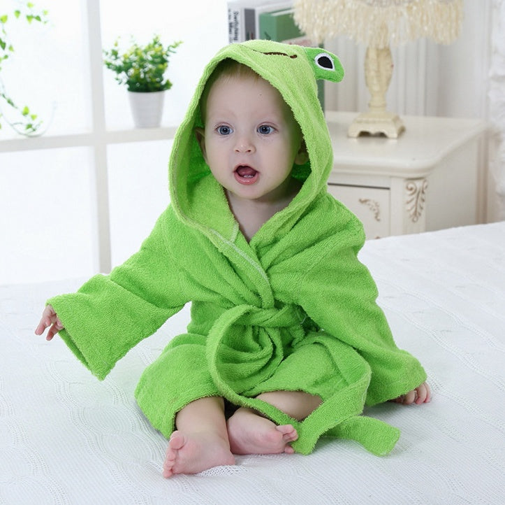 Animal Modeling Baby Bathrobe