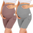 Maternity High Waist Pants With Pocket