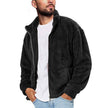 Casual Men's Solid Mink Cardigan