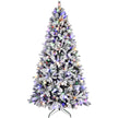 Pre-Lit Snow Flake Christmas Tree