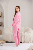 RONGTAI Cotton Womens Pajama Sets Comfy Fall Winter Pajama Set Long Sleeve Sleepwear 2 Pcs Pjs Nightwear S-XXL