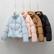 Solid Color Simple Down Jacket For Women