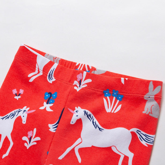 Girls Unicorn Printed Leggings