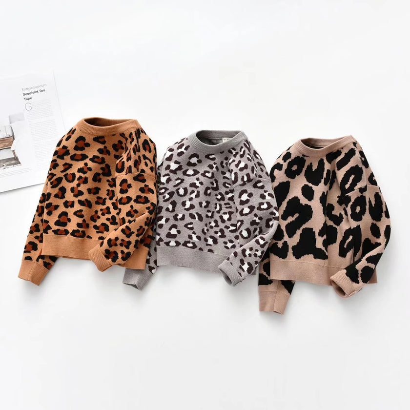 Leopard Sweater For Kids