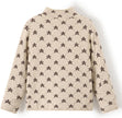 Girls Pattern Half Turtleneck Sweater